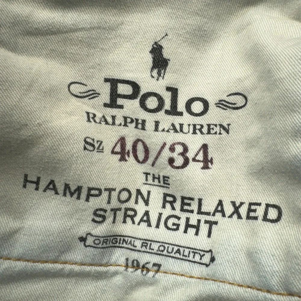 Polo Ralph Lauren Jeans Mens 40x32 Blue Hampton Relaxed Straight 5 Pocket Preppy